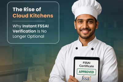 Cloud Kitchens & the Need for Instant FSSAI Verification