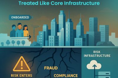 Why Risk Infrastructure Should Be Treated Like Core Infrastructure