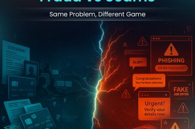 Fraud vs Scams: Same Problem, Different Game