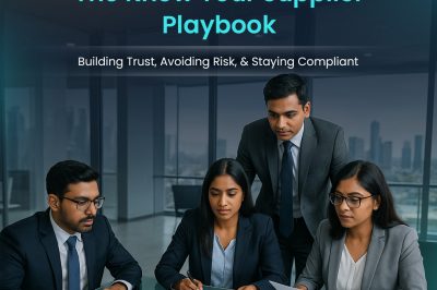 The Know Your Supplier Playbook: Building Trust, Avoiding Risk, & Staying Compliant