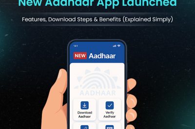 New Aadhaar App Launched: Features, Download Steps & Benefits (Explained Simply)