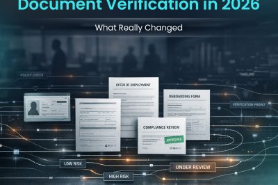 Document Verification in 2026: What Really Changed
