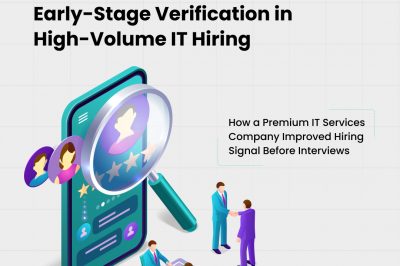Early-Stage Verification in High-Volume IT Hiring