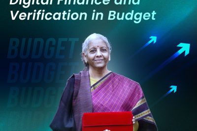 Digital Finance and Verification in Budget 2026